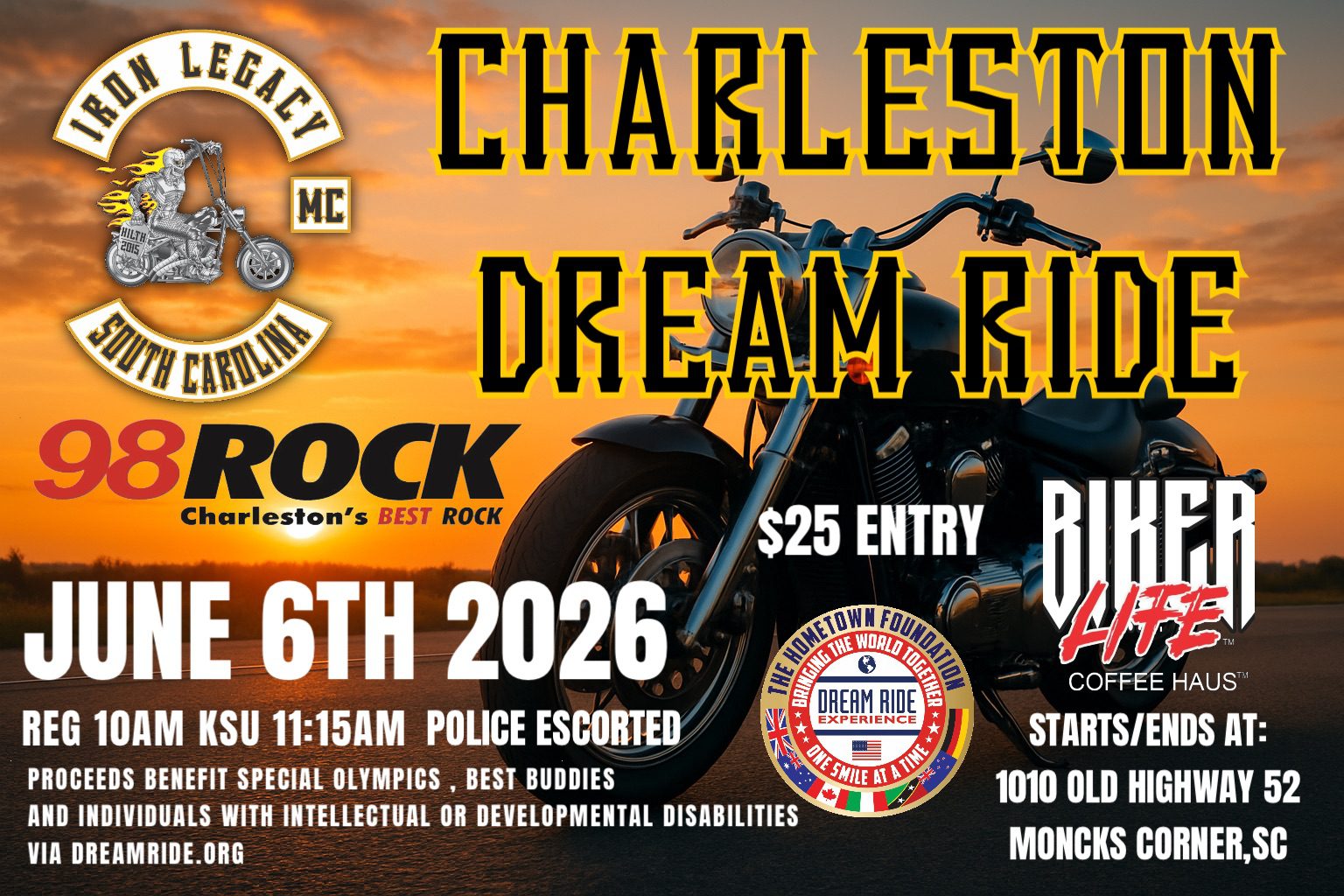 Charleston Dream Ride
